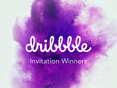 Dribbble Invitation Winners