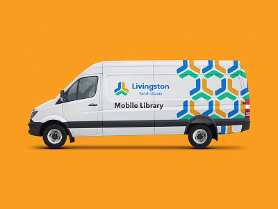 Mobile Library Van Design brand identity learning library logo logo design logos mobile library van