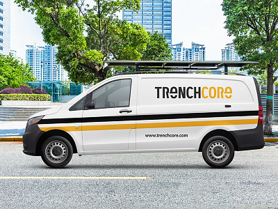 Construction Company Van Mockup