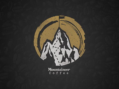 Mountaineer Coffee Logo coffee. roasters logo design