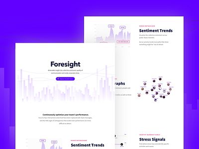 foresight homepage design desktop happiness homepage landing landing page sentiment