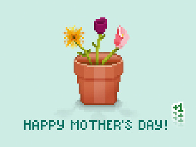 Mother's Day Pixel Art