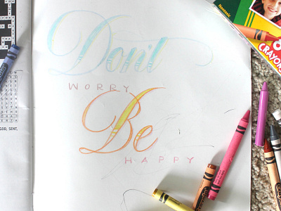 Crayon Lettering