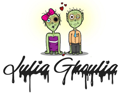 Julia Ghoulia character drawing ghoul monster