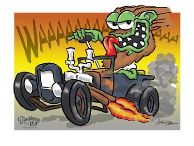 Ratrod cartoon