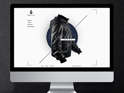 MACTO _web_ brand clean design homepage identity screen simple typography ui web web design