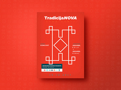 TradicijaNova Summit No1 brand branding ethno graphic design poster summit symbols typography