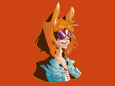 Character Design characterdesign fox girl illustration mx