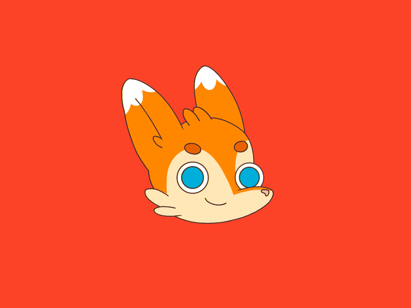 Fuck! animation character cute design fox fuck gif