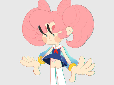 Sailor Chibi Moon characterdesign cute design illustration kawaii