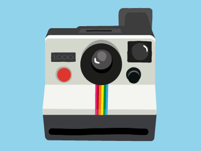 PhotoSoc logo. camera logo photo photography polaroid