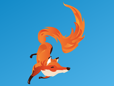 Firefox. fire firefox flames fox