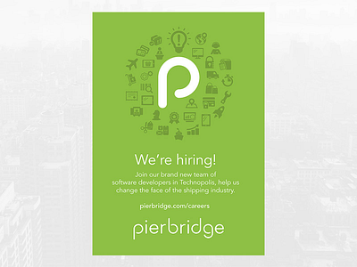 Pierbridge Recruitment Poster