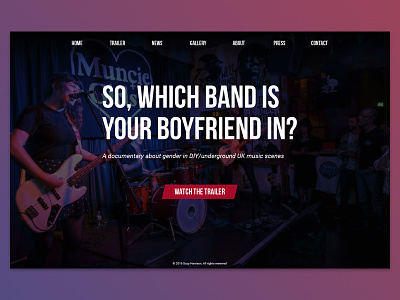 So, Which Band is your Boyfriend In homepage band dark documentary feminism film homepage movie music punk rock website