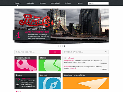 Proposed new homepage homepage microsoft theme windows 8