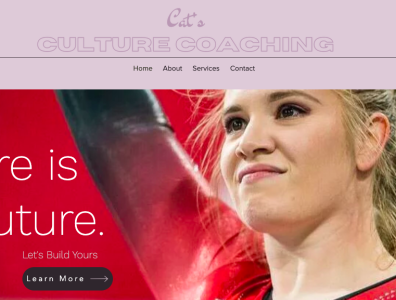 Cats Culture Coaching branding design graphic design web