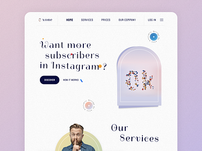 OxOne Landing Page branding clean design graphic design interface landing page minimal mobile app product design ui