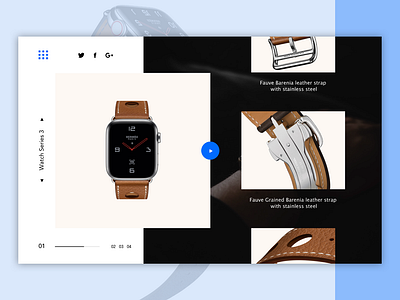 Apple Watch product page concept app concept design hero banner interface interface designer main screen minimal product product design ui ui ux ux design watch webdesign