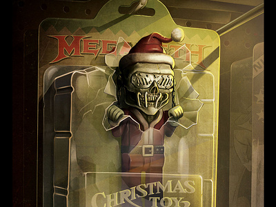 Megadeth Christmas Card 2016 action figure christmas megadeth poster design toy