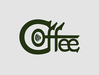 Coffee logo lettering branding calligraphy design hand lettering illustration lettering logo procreate typography