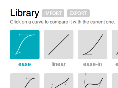 Making a tool for cubic-bezier() functions in CSS... css transitions ui