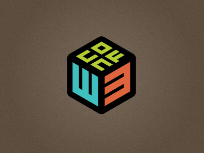 W3Conf logo concept with improved legibility logo