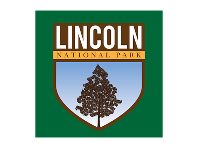 Lincoln National Park branding design graphic design illustration logo vector