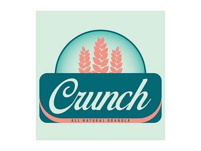 Crunch branding design graphic design illustration logo typography vector