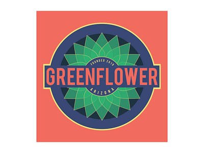 Greenflower branding design graphic design illustration logo typography vector