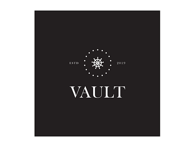 Vault branding design graphic design logo typography vector
