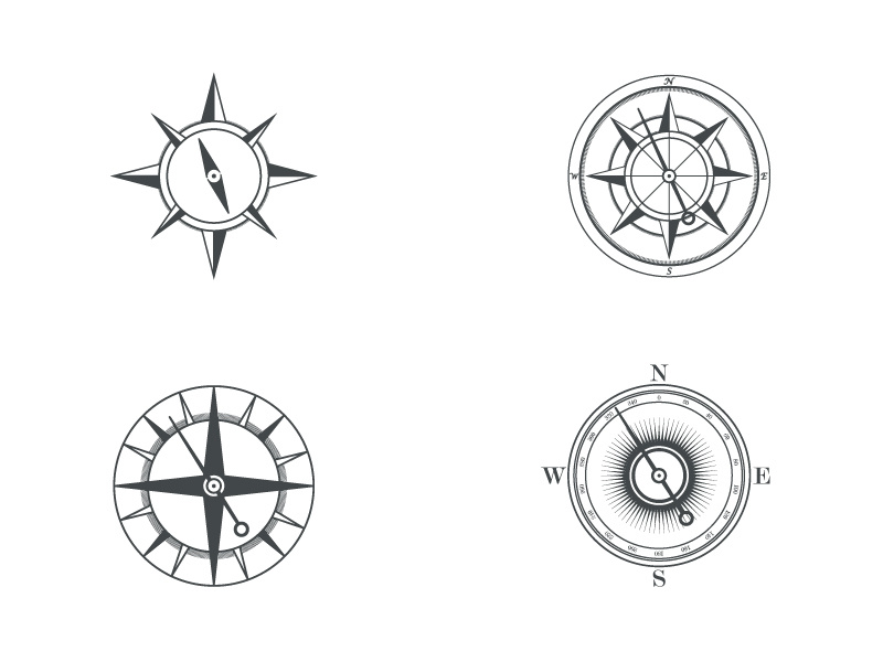 Vector Compass Download by Dave Anspaugh on Dribbble