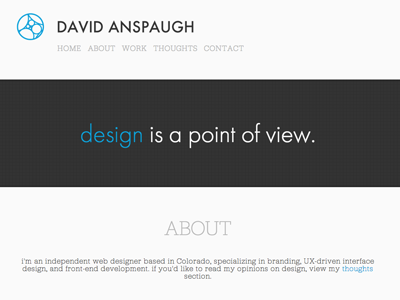 Manspaugh [dot] com contact me logo manspaugh portfolio ui ux web design