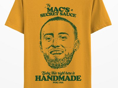 Mac Sauce graphic design hiphop illustration t shirt