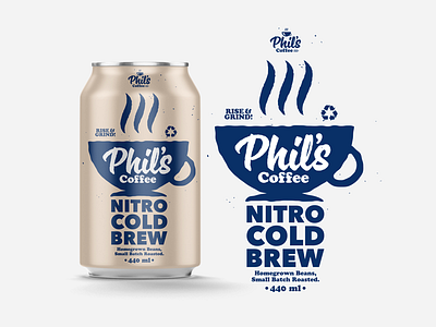 Phil’s Coffee graphic design logo packaging