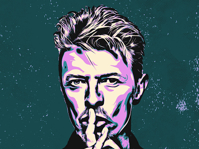 David Bowie david bowie digital art graphic design illustration musician