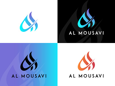 Logo Design: AL MOUSAVI branding graphic design logo typography vector