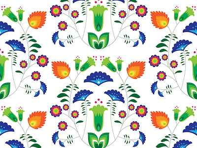 Polish Folk Art Pattern