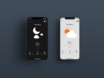 DARK/LIGHT MODE | UI DESIGN animation app branding dark darklight design graphic design light mobile ui mode prototype ui ux weather wireframe