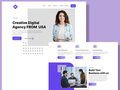 Agency Landing Page