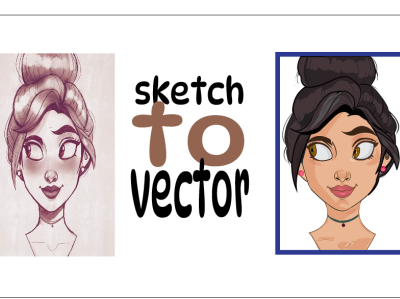 sketch to vector design graphic design illustration sketch sketch to vector vector