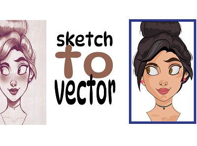 vector tracing branding design graphic design illustration logo sketch sketch to vector ui ux vector