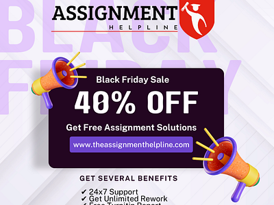 Black Friday Offers assignment help assignments education services students
