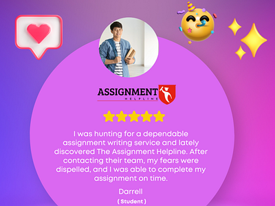 The Assignment Helpline Testimonial assignments education helps students