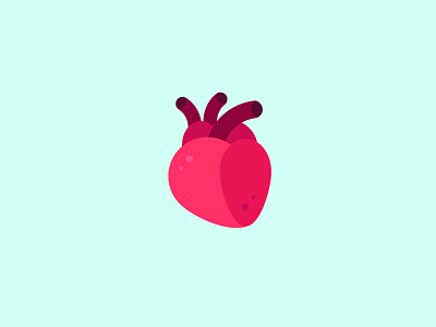 Take a little piece of my heart body body parts cardio flat design heart mint green pink realistic realistic heart