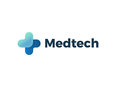 Medtech - Logo branding cross gradient gradient icon medical medical care medical design medical logo medicine