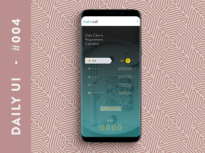 Daily UI - Day No.4 - Some kind of calculator 004 calculator dailyui