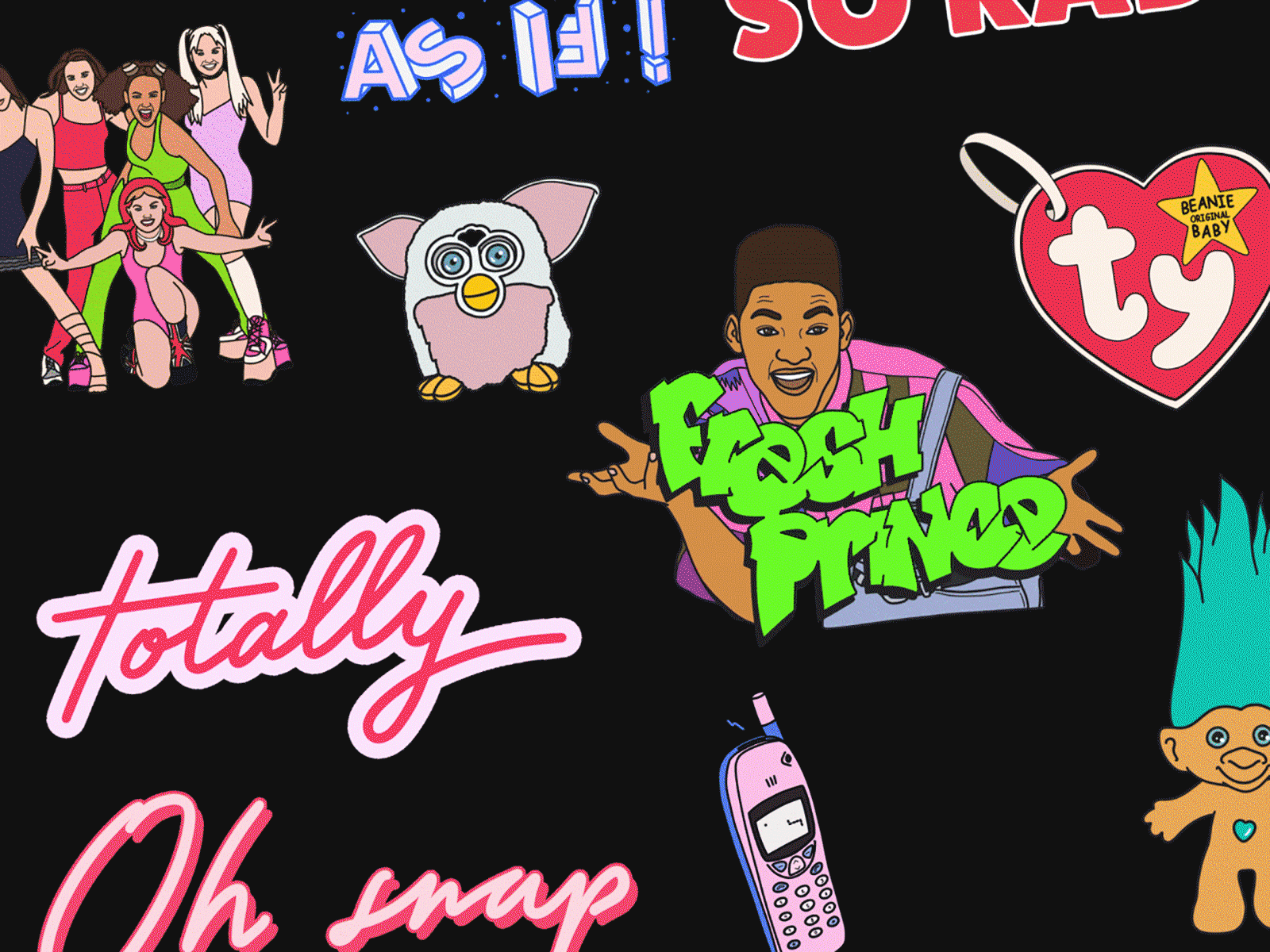 GIPHY - 90s GIF/Stickers