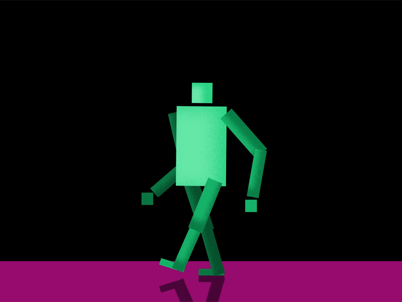 Walkcycle 2d animation character cycle design man practice walk