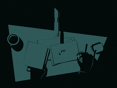 Silhouette 2d crime crimescene design illustration monocolor silhouette