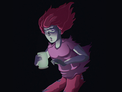 Dark 2d cartoon character characterdesign colorpallet dark design illustration lantern lights pointlight vector